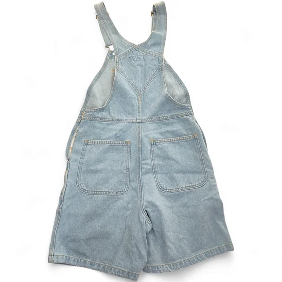 American Apparel Denim Short-Alls Medium Wash Indigo Size XS - Picture 7 of 9